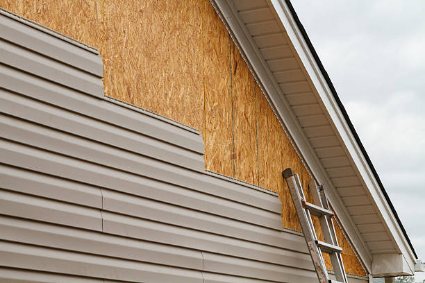 Professional Siding Repair technician working in Marengo, IL